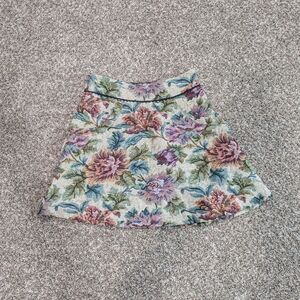 Free People Carpet Bag Tapestry Mini Skirt Size 4